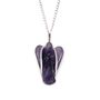 Gemstone Guardian Angel Pendant Amethyst, thumbnail 1 of 7