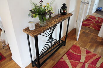 Reclaimed Wood Console Table, 7 of 8