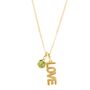 Love Rocks Sterling Silver / Gold Plated Birthstone Necklace, thumbnail 2 of 9