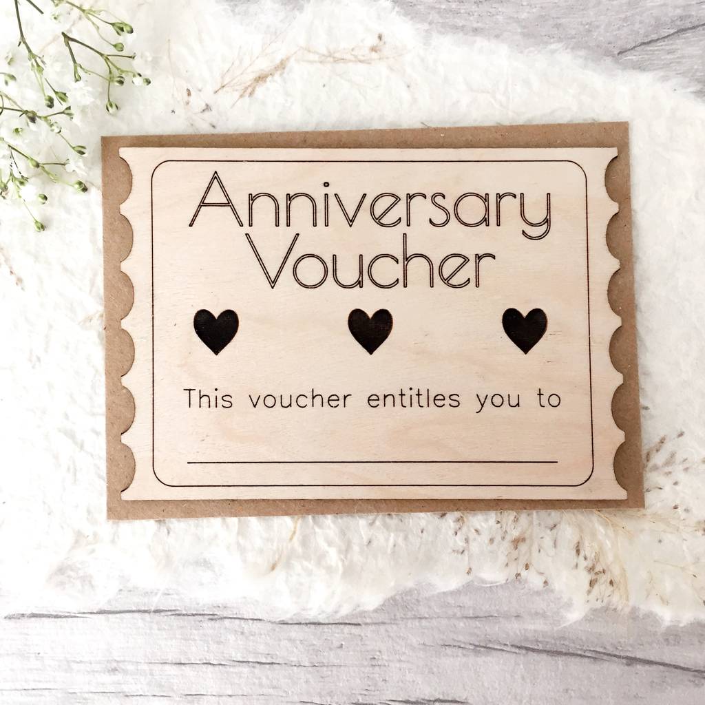 Anniversary Voucher Ideas