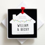 Personalised First Christmas New Home Bauble, thumbnail 2 of 7