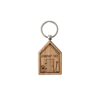 Oak House Keyring 'Grandma's Shed', 2 of 2