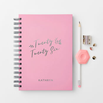 Personalised Charming 2026 Weekly Diary, 2 of 10