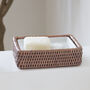 Marbury Taupe Rattan Soap Dish, thumbnail 1 of 4