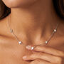 Gold Or Silver Solid Star Charm Necklace, thumbnail 1 of 8