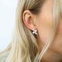 Sterling Silver Forget Me Not Bloom Studs, thumbnail 2 of 6