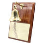 Personalised Ship Bell Rosewood Plaque Gift For Anniversary, thumbnail 7 of 9