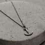 Personalised Men’s Anchor Necklace, thumbnail 2 of 6
