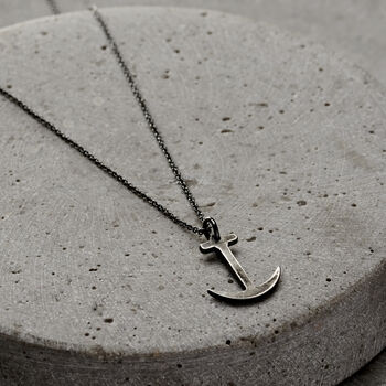 Personalised Men’s Anchor Necklace, 2 of 6