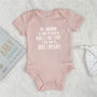 Mummy/Daddy Is Going To Teach Me… Personalised Babygrow, thumbnail 4 of 8