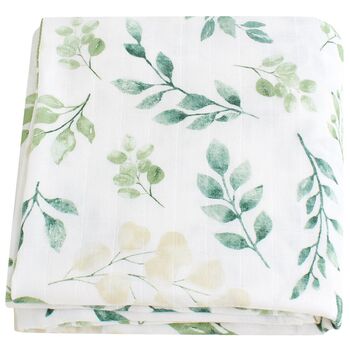 Extra Large Leaf Bamboo Muslin, 2 of 2