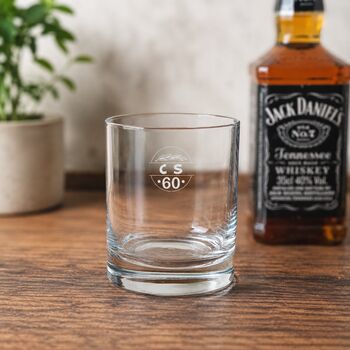 Personalised 60th Birthday Whisky Glass, 3 of 12