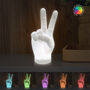 Colour Changing Peace Sign Lamp, thumbnail 3 of 4