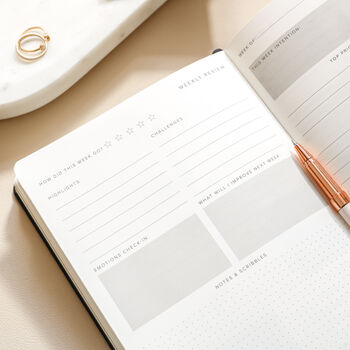 Personalised Minimal Undated Productivity Daily Planner, 6 of 9