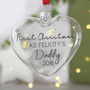 First Christmas As A Daddy Christmas Bauble, thumbnail 1 of 3
