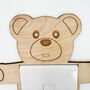 Wooden Teddy Bear Light Switch Cover Surround, thumbnail 6 of 6