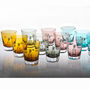 Handmade Coloured Crystal Glasses, thumbnail 5 of 12