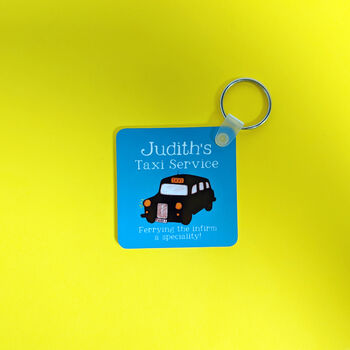 Personalised 'Dad's Taxi' Key Ring, 6 of 8
