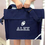 Personalised School Book Bag With Long Strap, thumbnail 1 of 7