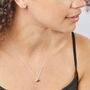 Personalised Sterling Silver And Gold Bee Necklace, thumbnail 3 of 10