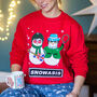 Funny Oasis Christmas Jumper, thumbnail 2 of 9