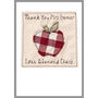 Personalised Thank You Teacher Embroidered Card For Him Or Her, thumbnail 10 of 11