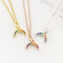 Mini Rainbow Arc Necklace, thumbnail 2 of 8