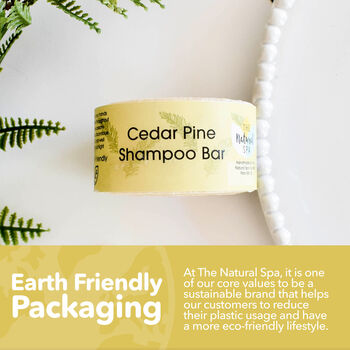 Cedar Pine Shampoo Bar For All Hair Types Palm Free, 6 of 9