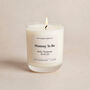 Personalised Mummy To Be Essential Oil Soy Wax Candle, thumbnail 1 of 5
