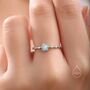 Opal Bead Gemstone Ring, thumbnail 5 of 10