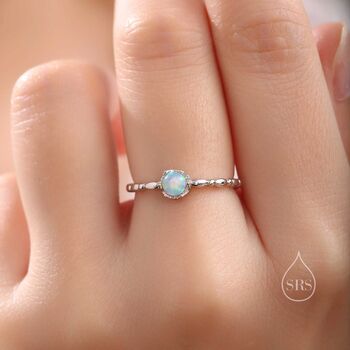 Opal Bead Gemstone Ring, 5 of 10