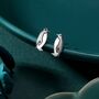 Penguin Stud Earrings In Sterling Silver, thumbnail 1 of 11