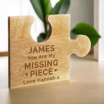 Personalised My Missing Piece Jigsaw Piece, 3 of 4