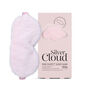Silver Cloud Pink Fluffy Satin Sleep Eye Mask, thumbnail 1 of 5