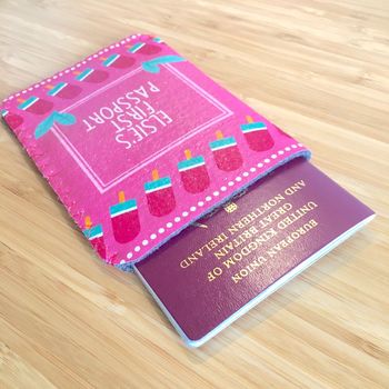 Personalised Children's First Passport Holder, 2 of 4