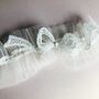 Bow Tulle Wedding Garter, thumbnail 6 of 8