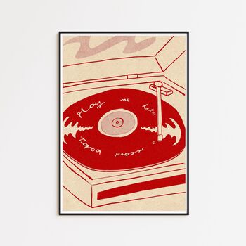 Inhaler 'It Won't Always Be Like This' Vinyl Lyric Art Print, 4 of 6