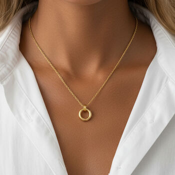 Women’s Chain Necklace With Sailor Carabiner Clasp, 2 of 5