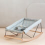 Beechwood Baby Bouncer With Gatsby Green Cover, thumbnail 2 of 5