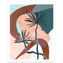 Terrazzo Abstract Palm Tree Art Print, thumbnail 3 of 7