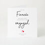 Personalised First Valentine’s Day Engaged Card For Fiancé, thumbnail 2 of 5