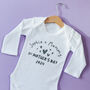 Baby + Mummy Or Daddy Special Occasion Babygrow, thumbnail 3 of 9