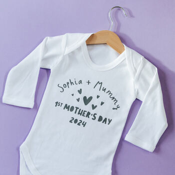 Baby + Mummy Or Daddy Special Occasion Babygrow, 3 of 9