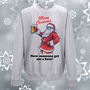 Merry Christmas Now Someone Get Me A Beer Sweatshirt, thumbnail 4 of 5