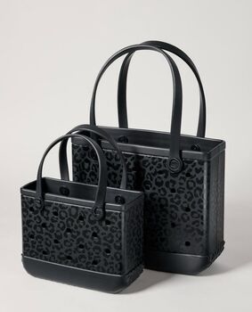 Save 20%! Stylish Leopard Print Tote Bags, Always In Fashion! Includes Initial Charm, 3 of 12