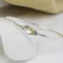 Elegant Sterling Silver Lily Bangle, thumbnail 3 of 7