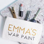 Personalised Warpaint Makeup Bag, thumbnail 1 of 5