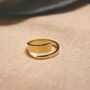 Geometric Ring For Women 18k Gold Plated, thumbnail 3 of 4