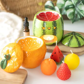 Watermelon Oil Burner And Wax Warmer, 3 of 5