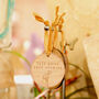 Personalised Keep Going Wooden Hanging Decoration, thumbnail 4 of 4